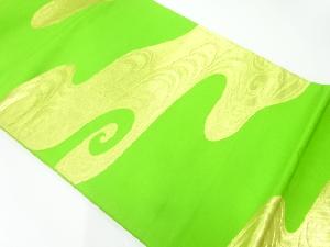 アンティーク　流水模様織出し袋帯（材料）